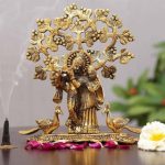 radha krishna brass statue price