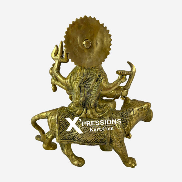 maa durga brass statue