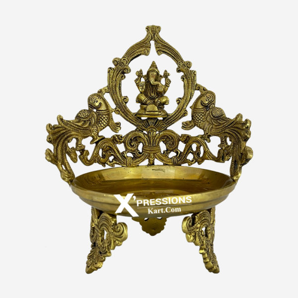 brass ganesha idol for home