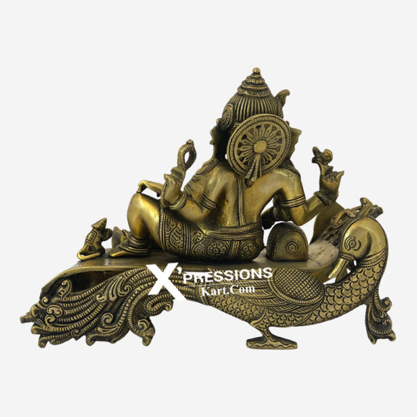 brass ganesha idol for home