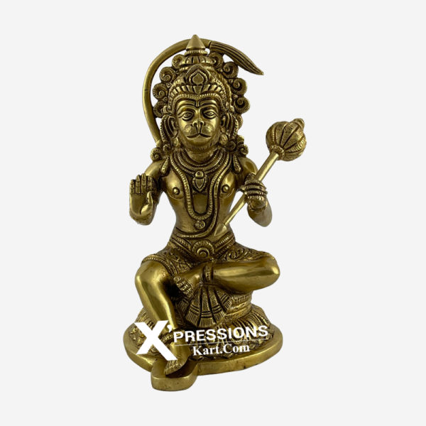 Brass Hanuman Ji Idol