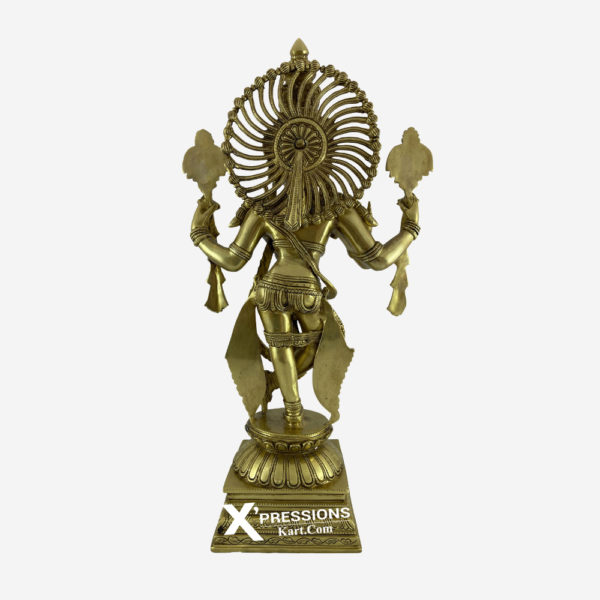 lord krishna brass statue