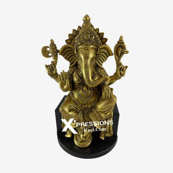 brass ganesha statue