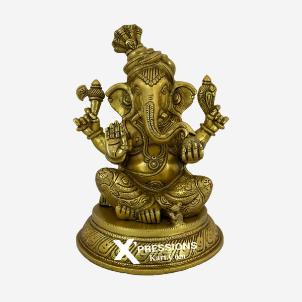 brass ganesha statue