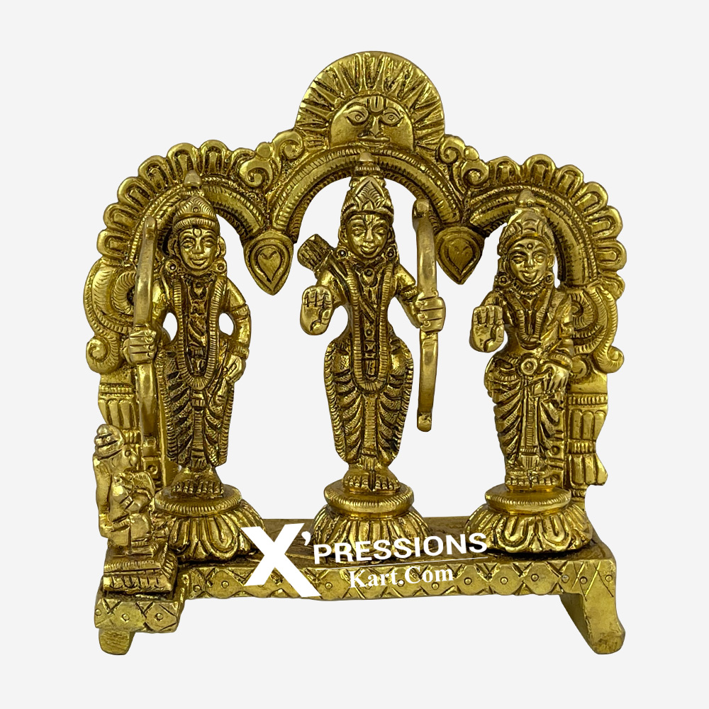 Brass Ramdarbar On Stand 5.5 Inches | Xpressions Kart