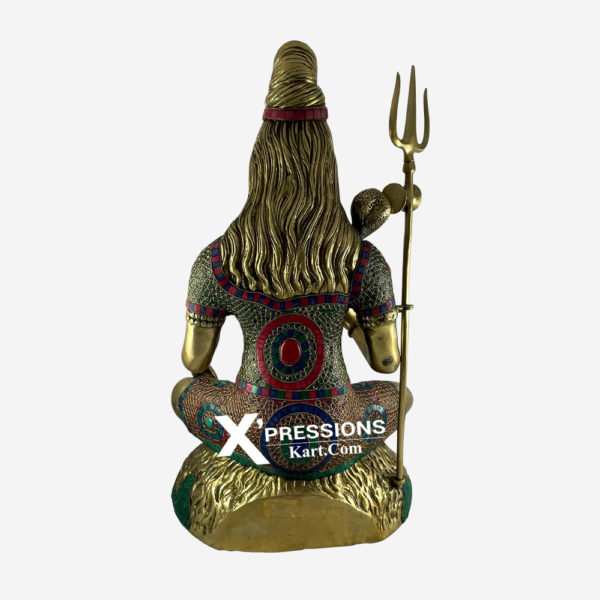 brass shiv shankar Idols