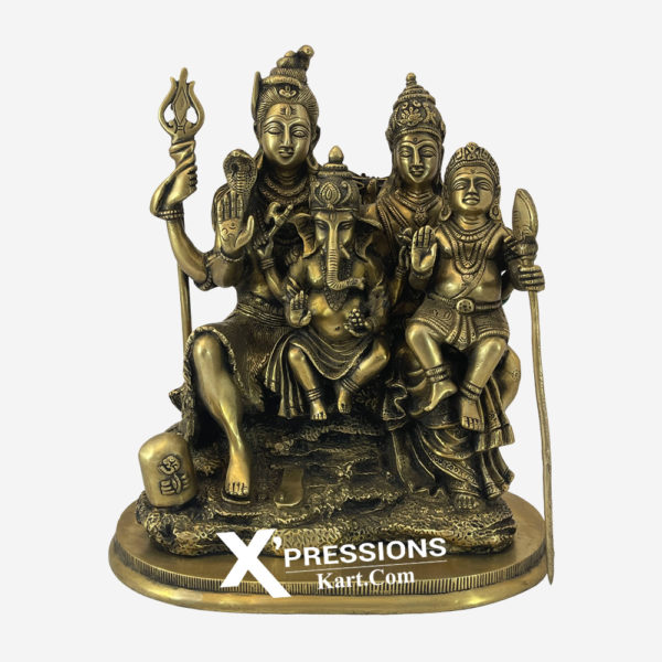 brass shiv parivar Statue