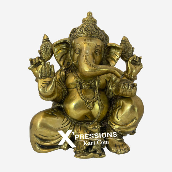 brass ganesha statue