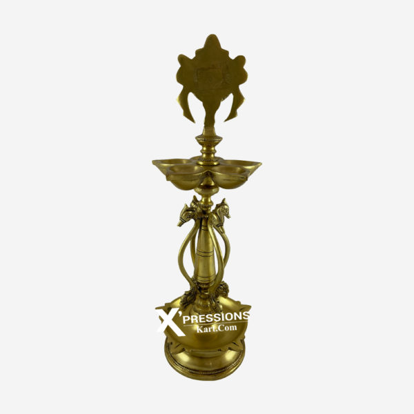 Brass Sudarshan Chakra Lamp
