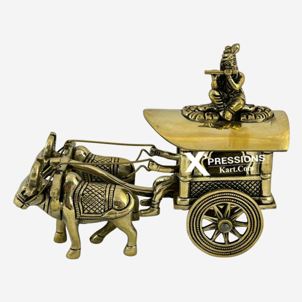 brass krishna idol