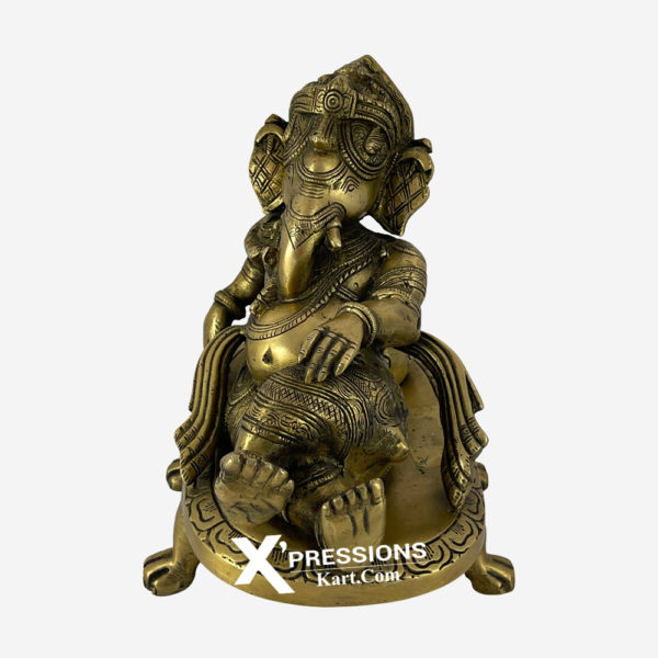 brass ganesh statue 2 feet