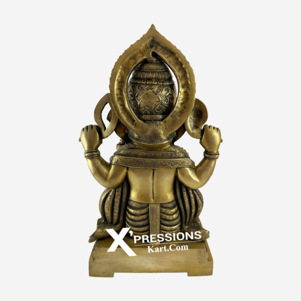 brass ganesha idol for home