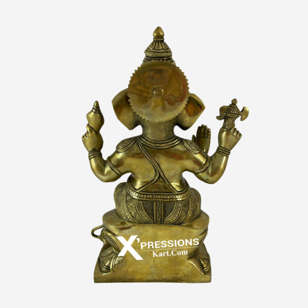 brass ganesha idol for home