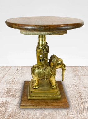 brass elephant stool
