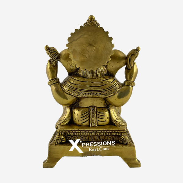 brass ganesha idol for home