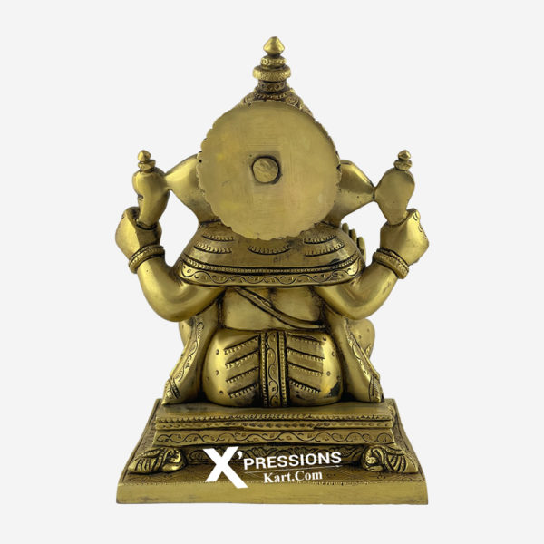 brass ganesha idol for home