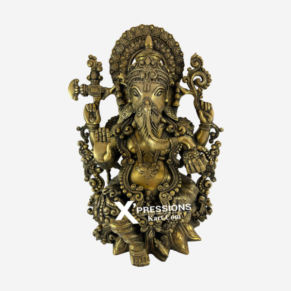 brass ganesh idol