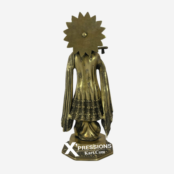 lord krishna brass statue
