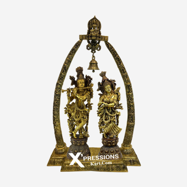 Brass Superfine Radha Krishna Idol