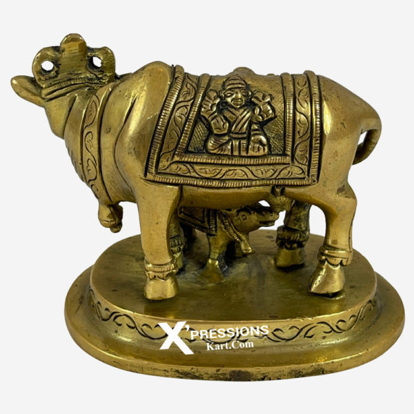 brass cow calf idols