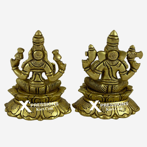 brass ganesh ji laxmi ji idols