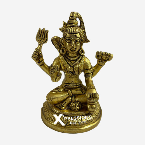 brass shiv ji status idol