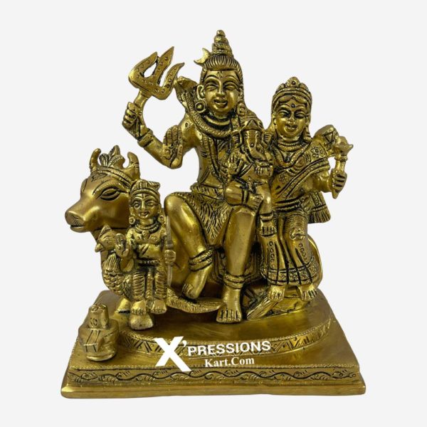 brass shiv parivar Statue